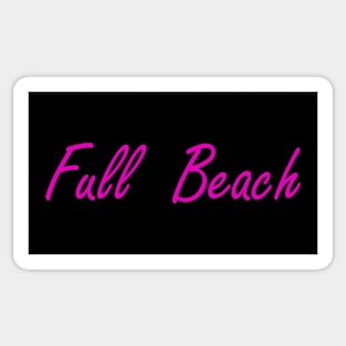 full beach Sticker